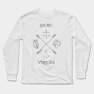 Stoic Virtues Long Sleeve T-Shirt